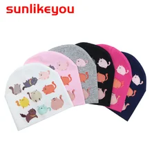 Sunlikeyou Cotton Printing Caps For Baby Newborn Toddler Hat Spring Autumn Winter Children Kids Warm Baby Hat Girl Boy Beanie Sunlikeyou Cotton Printing Caps For Baby Newborn Toddler Hat Spring Autumn Winter Children Kids Warm Baby Hat Girl Boy Beanie