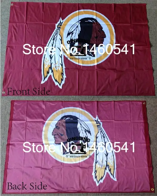 Washington Redskins Flag 3ft x 5ft Polyester NFL Washington Redskins