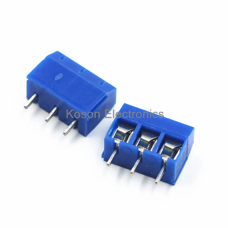 

10pcs Connector Terminals KF301-3P KF301-5.0-3P KF301 3Pin 5.08mm Plug-in Screw Connector 3P
