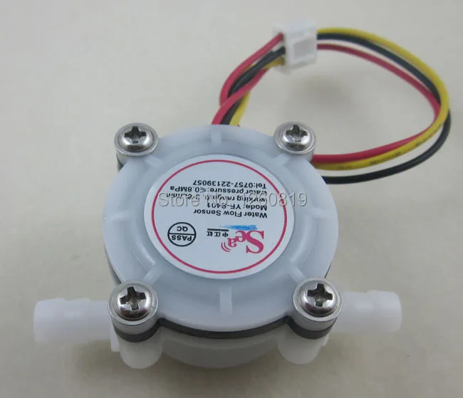 

G1/4" 0.3-3L/min Water Coffee Flow Hall Sensor Switch Meter Flowmeter Counter