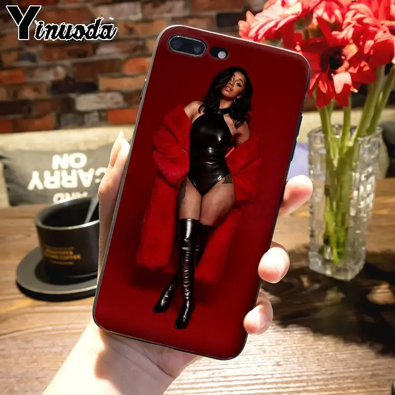 Yinuoda Cardi B геометрический Графический Модный Роскошный чехол для телефона Apple iPhone8 7 6 6S Plus X 5s 11pro SE 5C Чехол - Цвет: 9