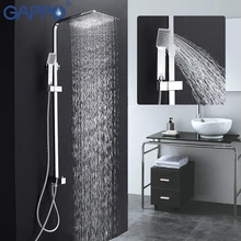 GAPPO смеситель для ванной комнаты Набор для ванной Душевой стенки смеситель для ванной комнаты настенный душевой кран смеситель для ванной хромированный G2408