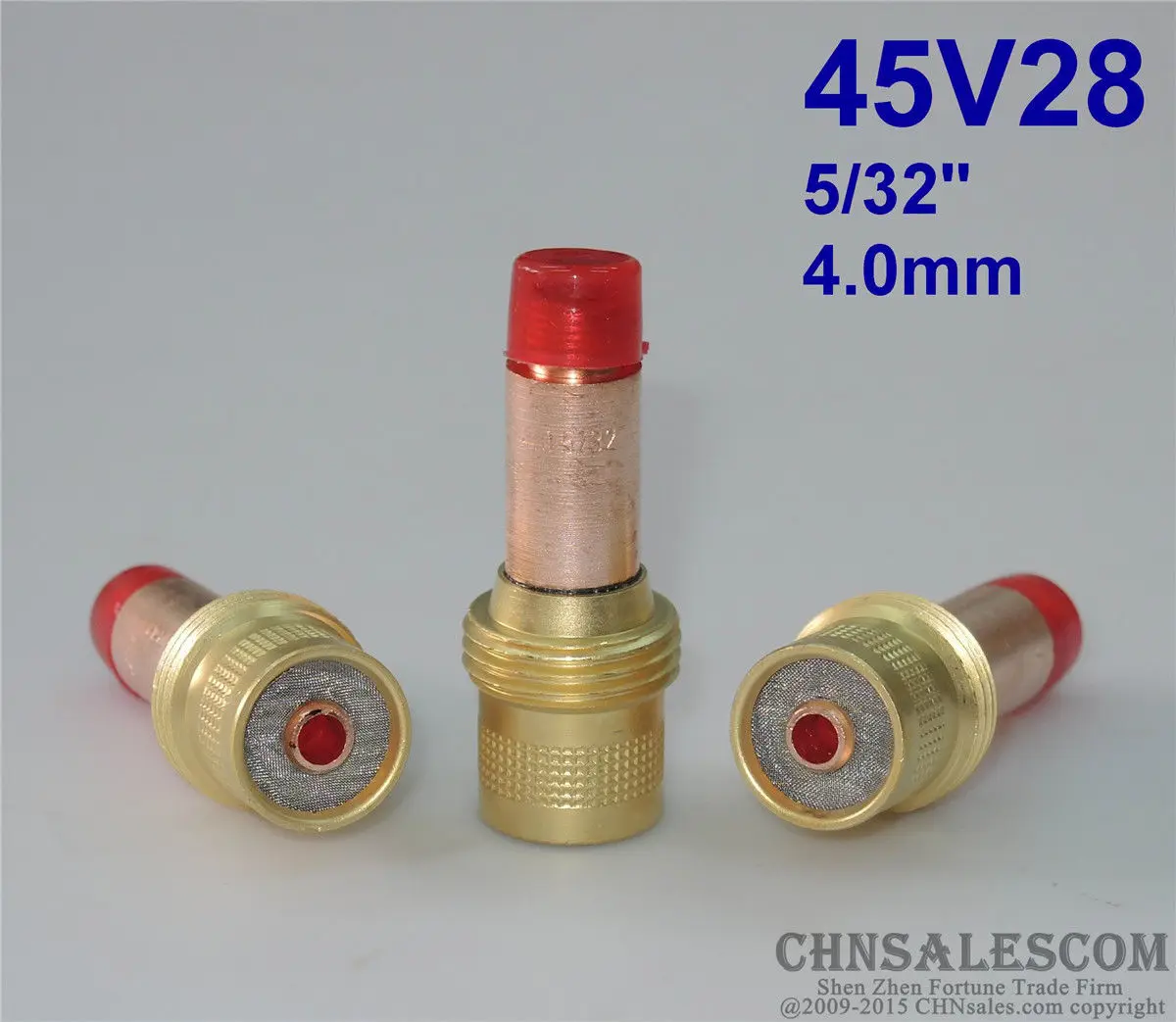 CHNsalescom 3 шт. 45V28 цанга корпус газовая линза для сварочной гофонарь ЛКИ резьбы 4 0 ММ