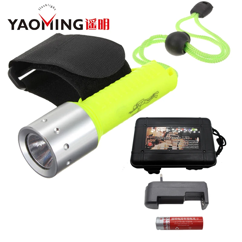 XM T6 3800LM Diving Flashlights Waterproof Torch Scuba 100m Underwater