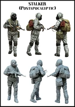 Boneco modelo de boneco de resina 1/35, boneco não pintado