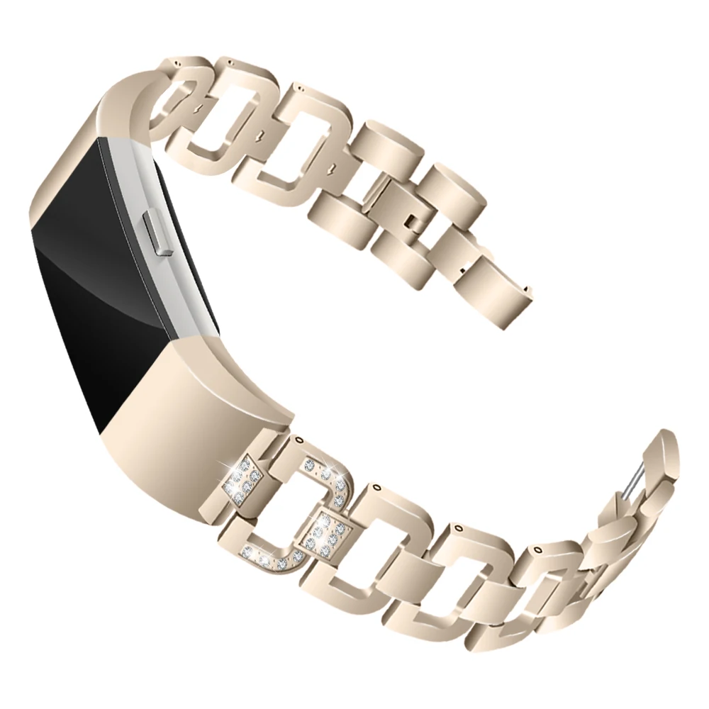 KINGBEIKE Stainless Steel Watchband For Fitbit Charge 2 Watch Band Replacement Bracelet Strap Wristwatch Strap KINGBEIKE Stainless Steel Watchband For Fitbit Charge 2 Watch Band Replacement Bracelet Strap Wristwatch Strap