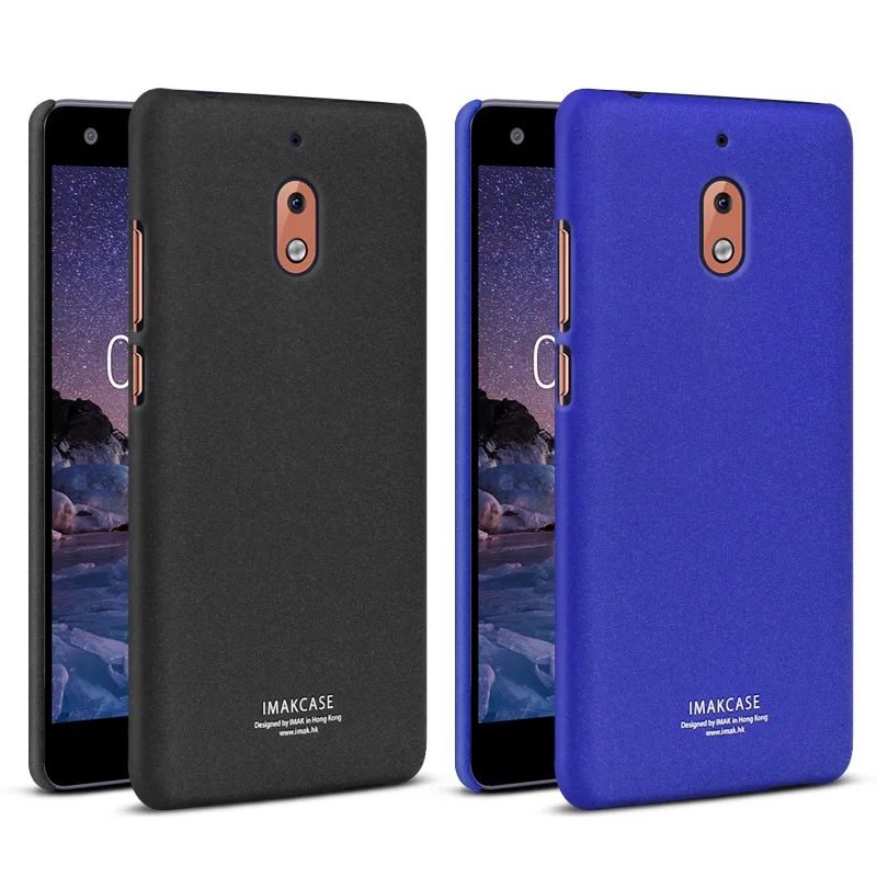 IMAK Cowboy Роскошные Жесткий Пластик матовый чехол для Nokia 2 пальца кольцо держатель