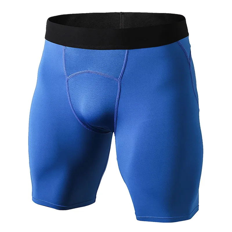 Men's PRO Tight Shorts Sports Training Fitness Running Mesh Stitching Quick-drying Stretch | Спорт и развлечения