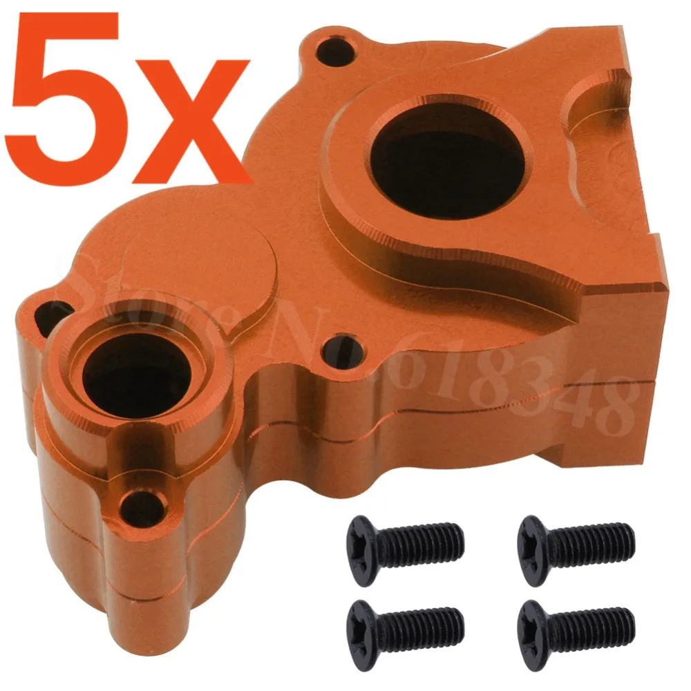 

5x For HSP Pangolin 94180 180013 (18024) Aluminum Alloy Gear Box Mount (Shell Only) For 1/10 Rock Crawler Climber Truck