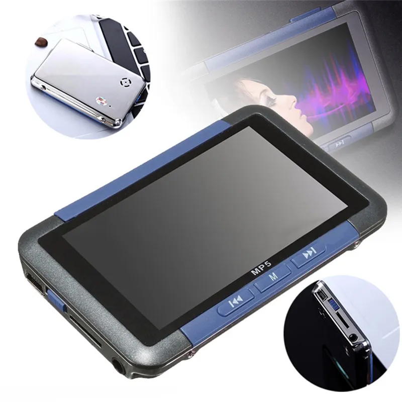 3 ''музыка MP5 Видео Медиа-Плеер флэш-память тональный 8/16GB тонкий ЖК-дисплей Экран высокое качество FM радио Регистраторы MP3 MP4 синий
