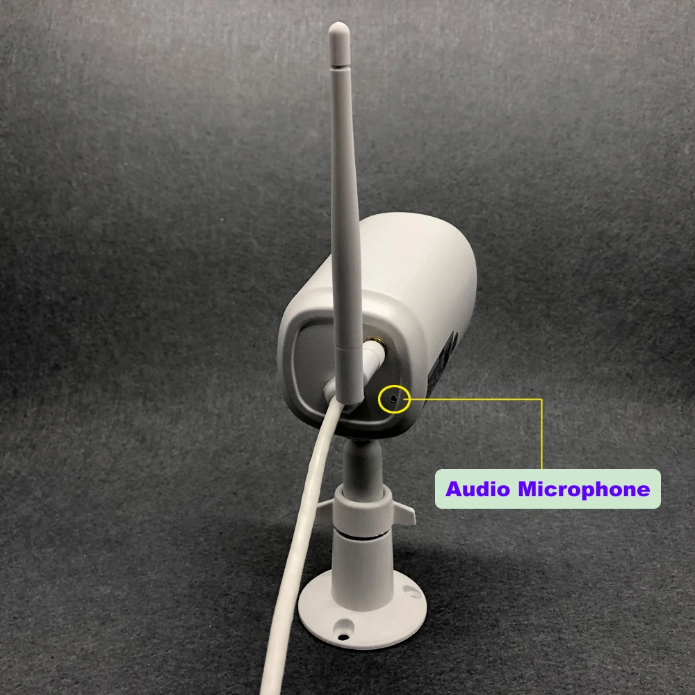 OwlCat Aluminum Waterproof Outdoor Bullet IP Camera HD 1080P Security Camera CCTV Microphone Audio Pickup SD Card IR Night ONVIF OwlCat Aluminum Waterproof Outdoor Bullet IP Camera HD 1080P Security Camera CCTV Microphone Audio Pickup SD Card IR Night ONVIF