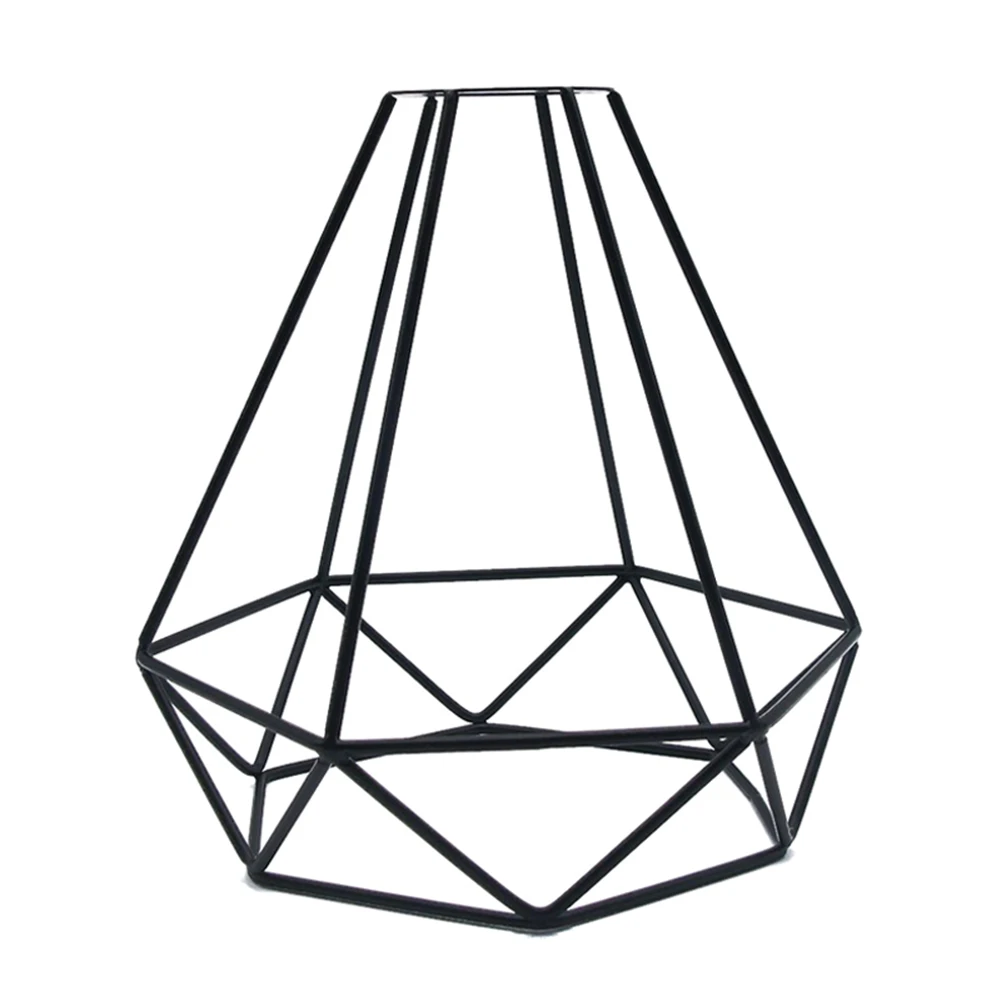 Геометрический подвесной металлический светильник в стиле ретро, винтажный потолочный светильник, абажур для украшения внутреннего бара и ресторана-JA88
