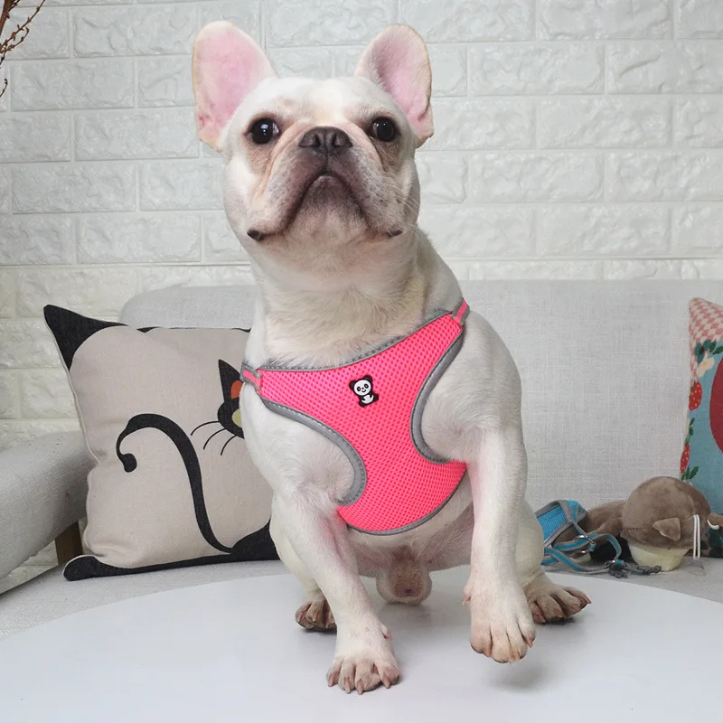 

Reflective Dog Harness No Pull Reflective Safety Harness Honden Harnas Chest Dog Arnes Para Perros Pug Small Medium Dropship