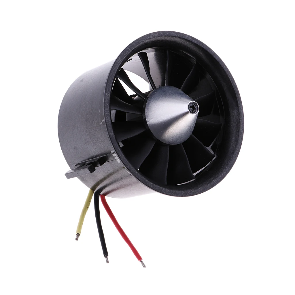 QF2827 2600KV Brushless Motor 70mm Ducted Fan for RC EDF Jet Aircraft Planes