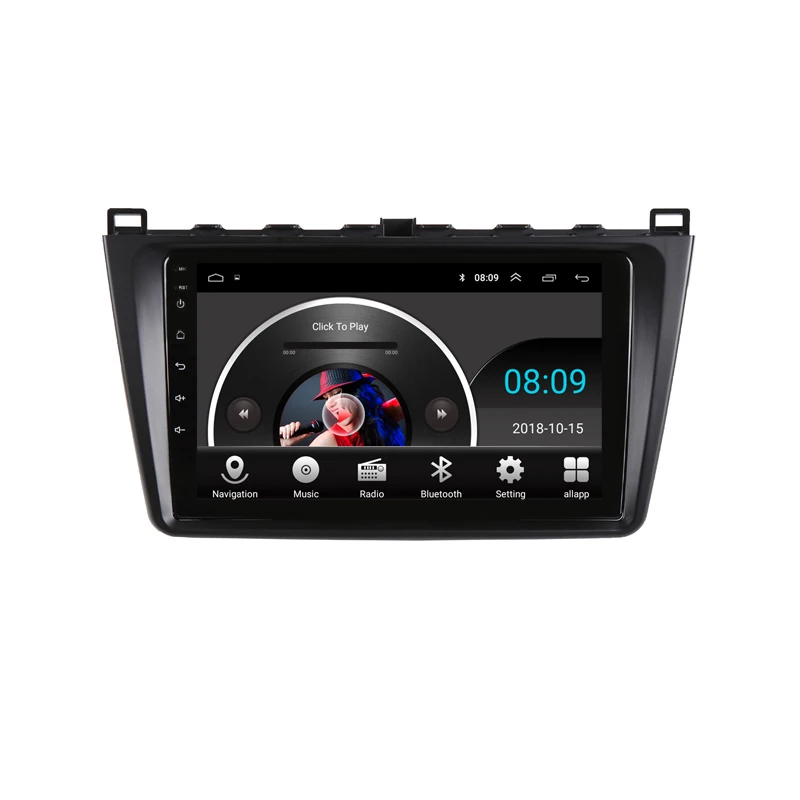 Sale 9" 2.5D IPS Android 8.1 Car DVD Multimedia Player GPS for Mazda 6 Ruiyi Ultra 2009-2011-2015 audio car radio stereo navigation 12