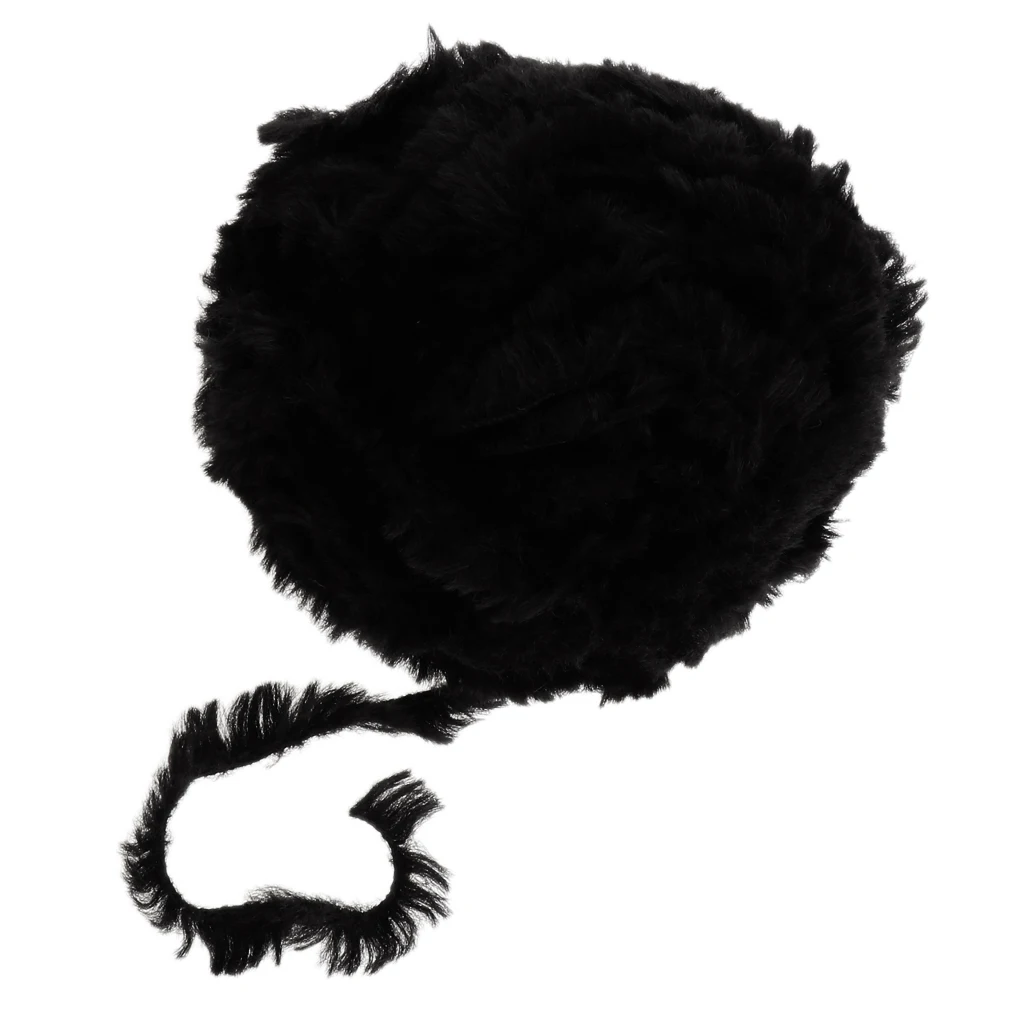 32 Meters Soft Polyester Fluffy Faux Fur Yarn Eyelash for Crocheting Knitting