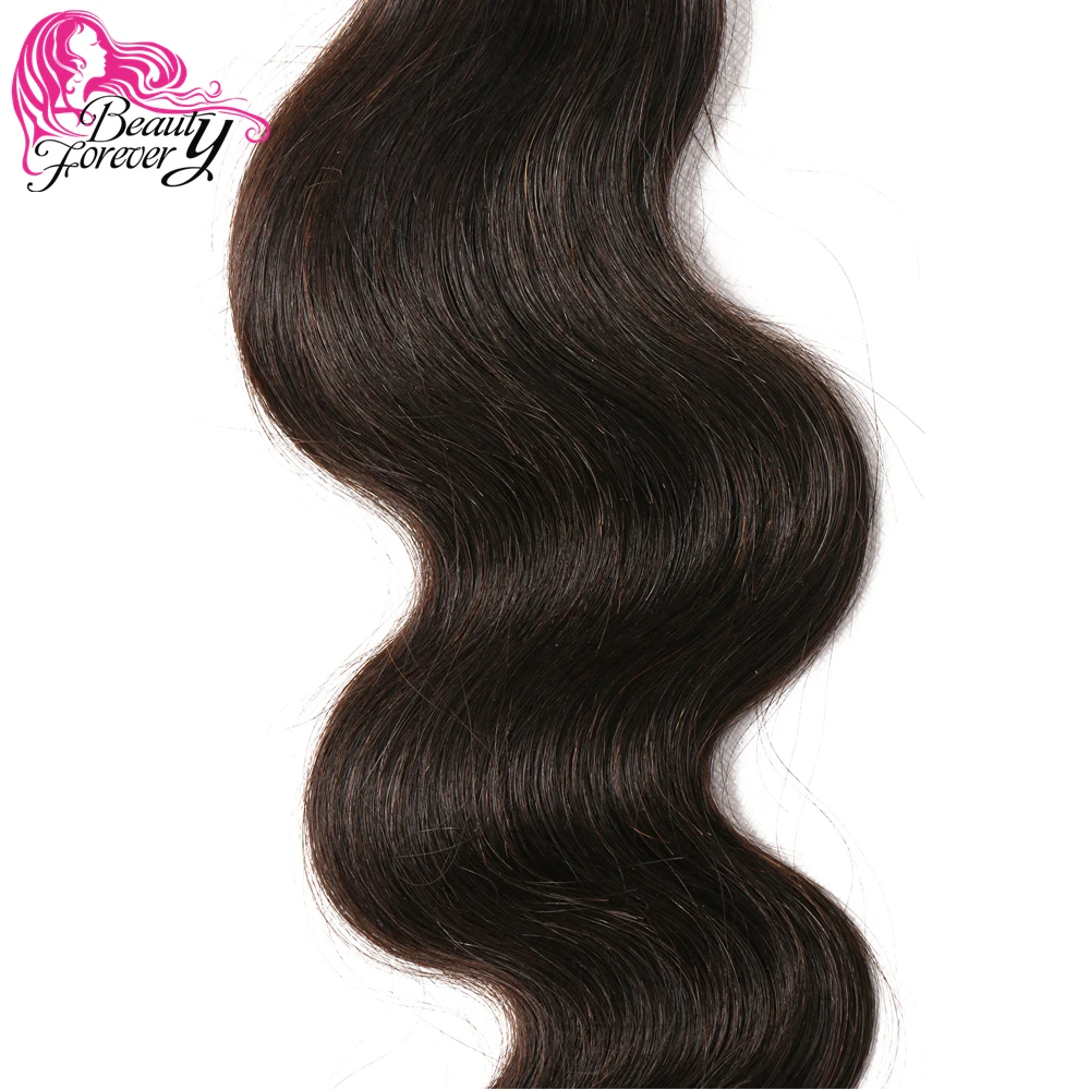 Beauty forever Body Wave Малайзийский уток волос Remy человеческие волосы ткет пучок натуральный цвет 8-30 дюймов