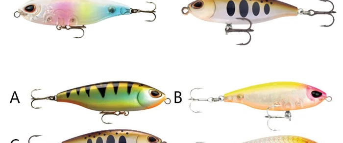Pencil Lure Floating Topwater Bass Smallmouth Mini Pencils Fishing Lure  4.5cm 2.7g 7pcs Fishing Tackle (7)