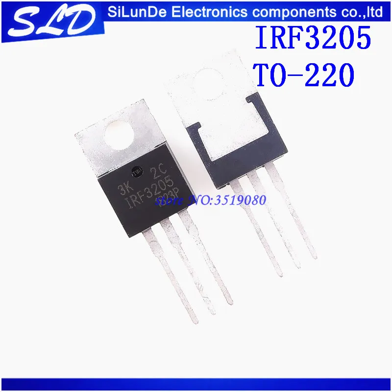 

Free Shipping 100pcs/lot IRF3205 IRF3205PBF F3205 TO-220 55V 110A 200W best quality