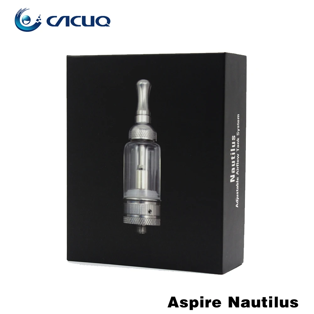 

Original aspire nautilus atomizer tank vaporizer with 5.0ml Adjustable Airflow bdc dual coil aspire e cigarette atomzier stock