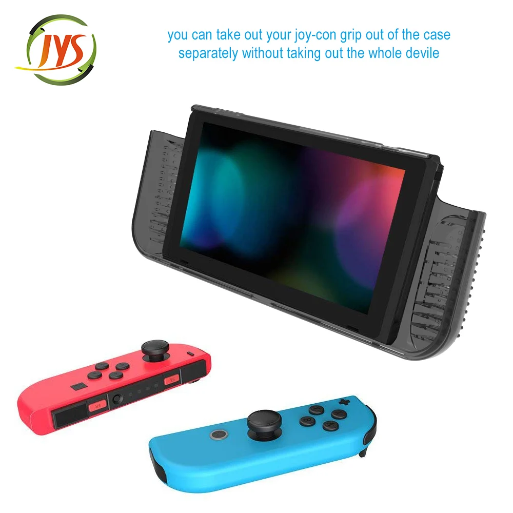 Док-чехол из ТПУ, защитный чехол, защитная оболочка для пульта Nintendo Switch NS NX, консоль Joy-con, ручная ручка с 4 слотами для игровых карт