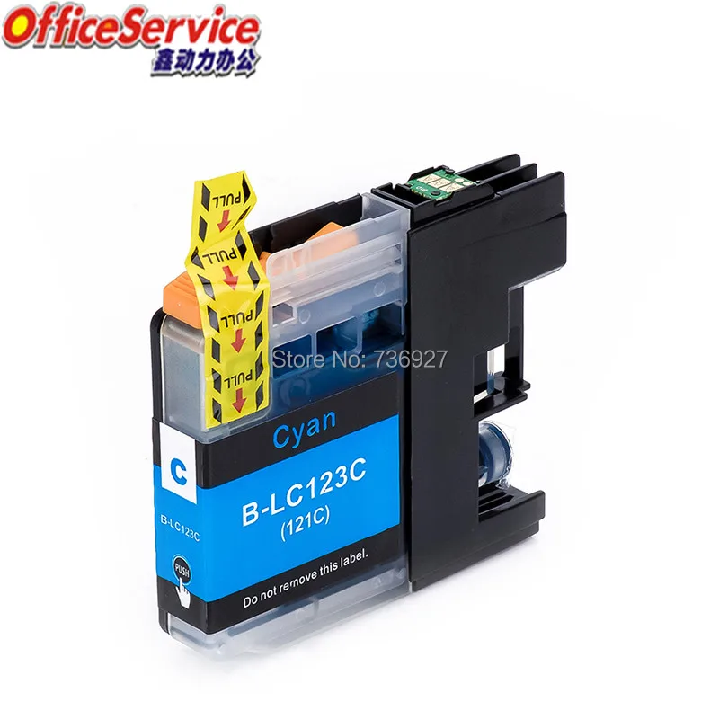 LC121 LC123 совместимый чернильный картридж для принтера Brother MFC J6920DW J470DW J650DW J245 DCP J4110DW