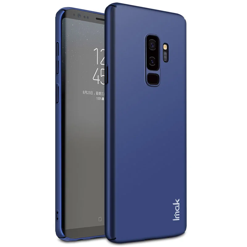 IMAK Тонкий телефон чехлы для Sansung Galaxy S9 случае samsung Galaxy S9 плюс Чехол PC Жесткий Матовая Обложка защиты coque принципиально