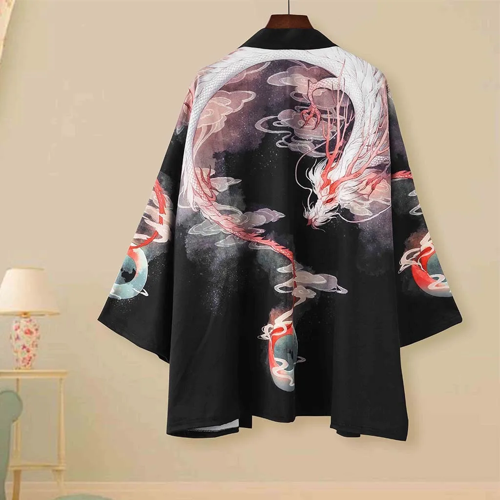 Традиционный японский кимоно кардиган для мужчин и женщин солнцезащитный Тонкий Свободный Летний японский кимоно юката азиатская одежда Новинка - Цвет: 3