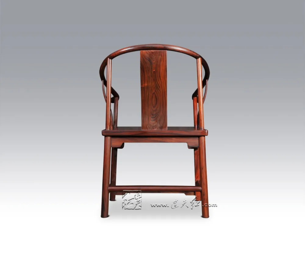 Китайская ретро ностальгия мебель Cloud облако зерно кресло с круглой спинкой бурма палисандр гостиная Досуг круговой стул sedia