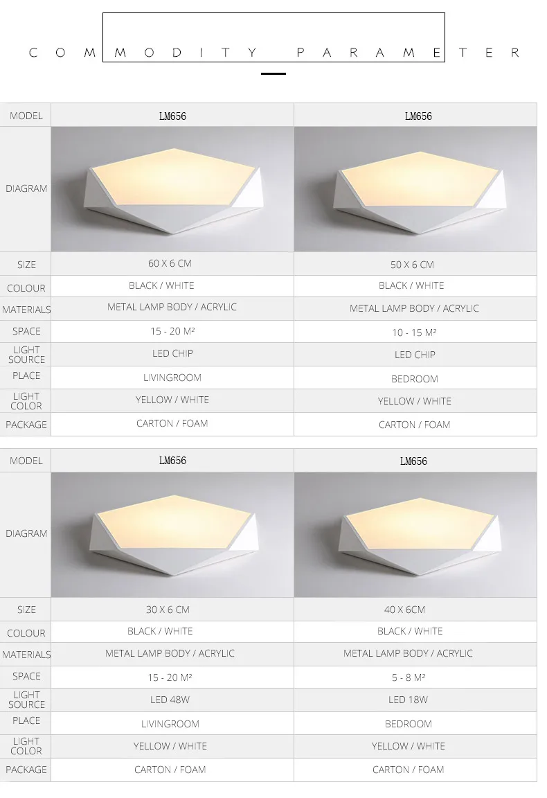 DX 3D Pentagon Led Ceiling Lights (12)