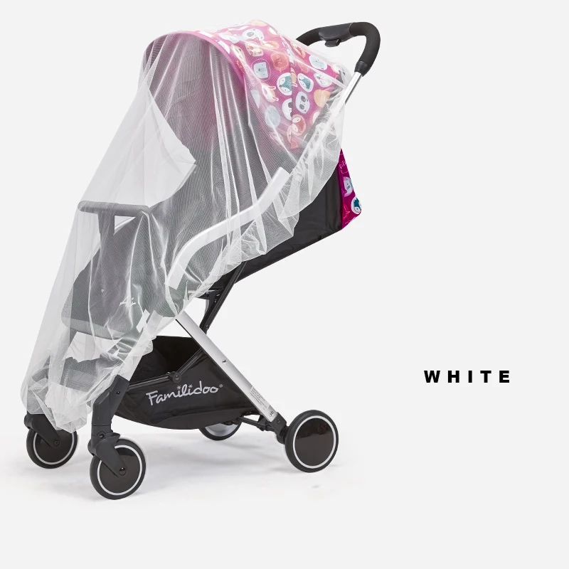 High Quality  Baby Stroller Mosquito Net Insect Net Buggy Crib Netting Baby Pushchair Full Cover Netting baby stroller accessories set Baby Strollers