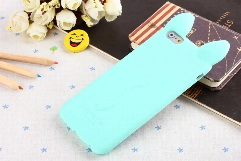 Cartoon-3D-Fashion-Silicone-koko-Cat-Cute-Korean-Ear-Case-For-IPhone-7-plus-6-S-6S-5-5S-SE-Cases-Cover-Mobile-Phone-Accessories-1 (5)