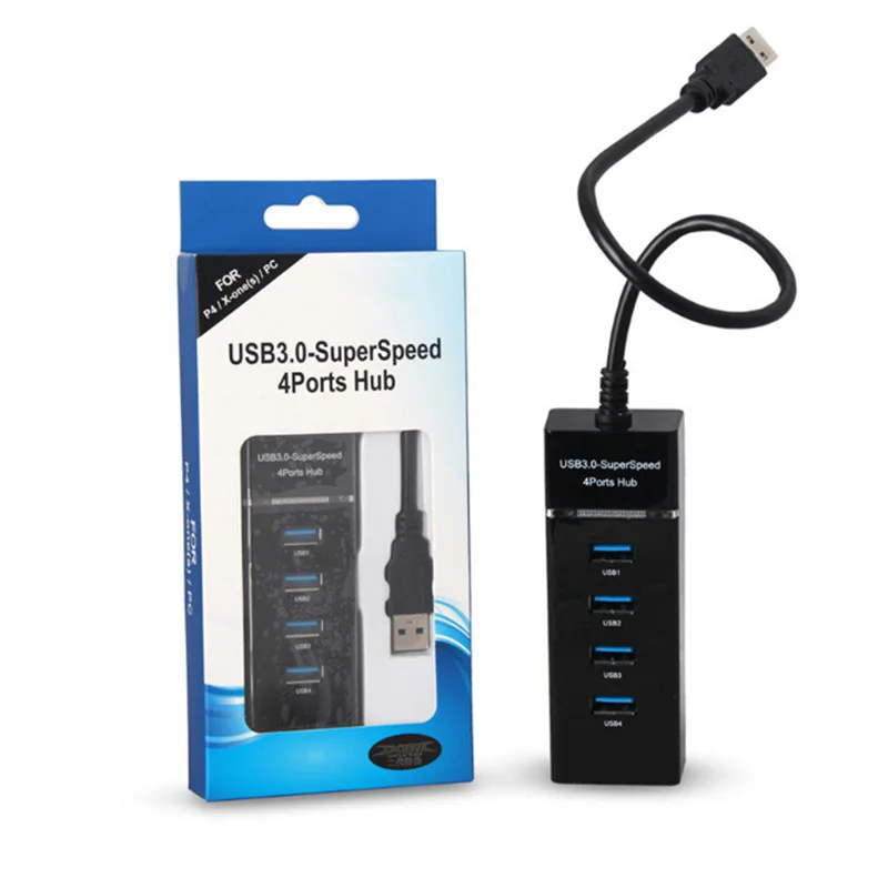 5 шт. 4 порта 3 0 USB концентратор для PS4/PS4 Slim/PS4 Pro и ПК высокоскоростной кабель
