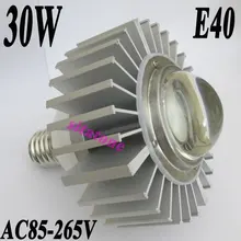 E40 30W Led High Bay Light E40 30W Led Spot Bridgelux 45 mil 130lm/w AC85-265V