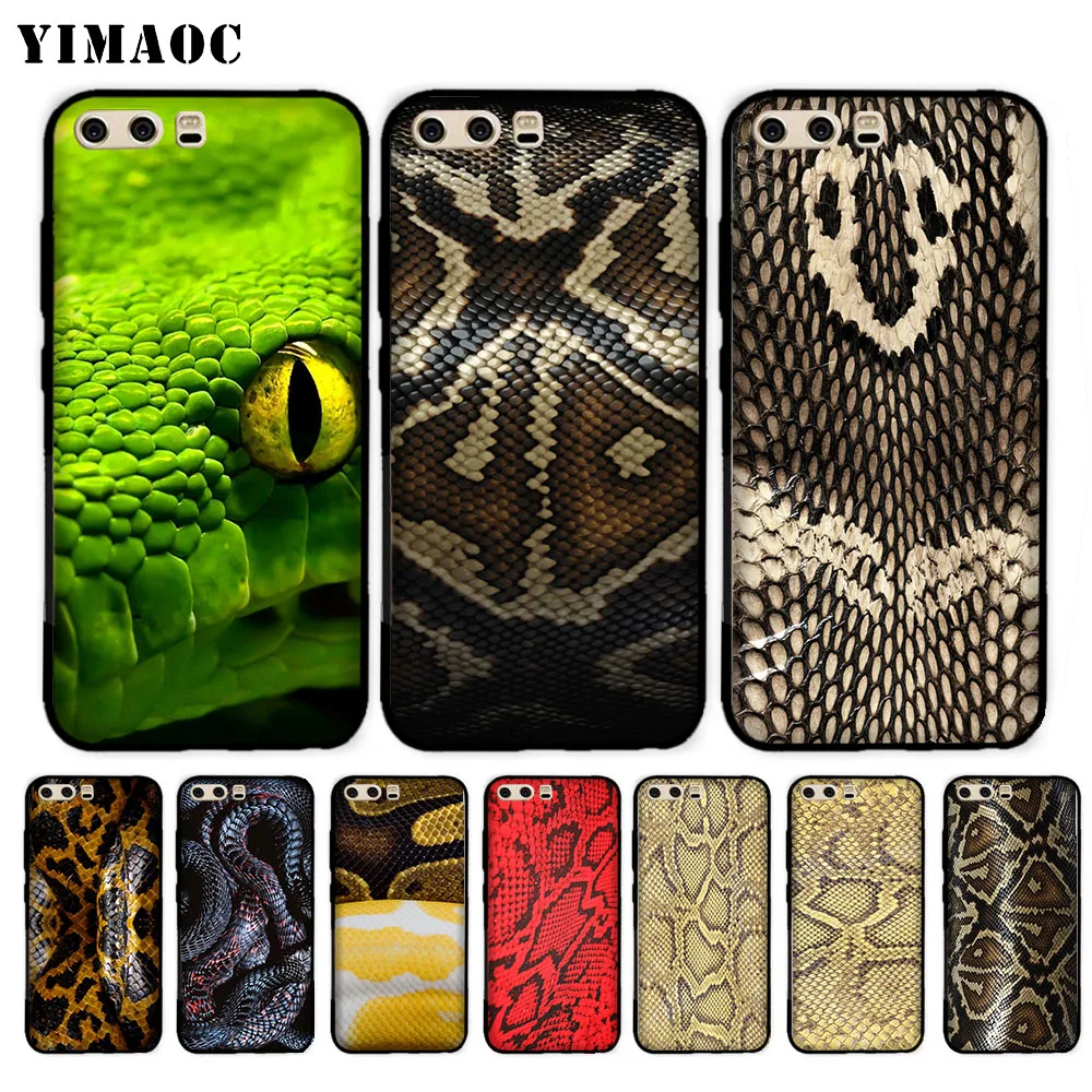 

YIMAOC python snake skin Soft Case for Huawei P20 P30 Lite Mini Plus Pro P Smart 2019