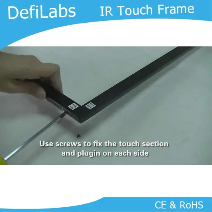 

DefiLabs 65 Inch 10 points IR Touch Screen Frame Overlay