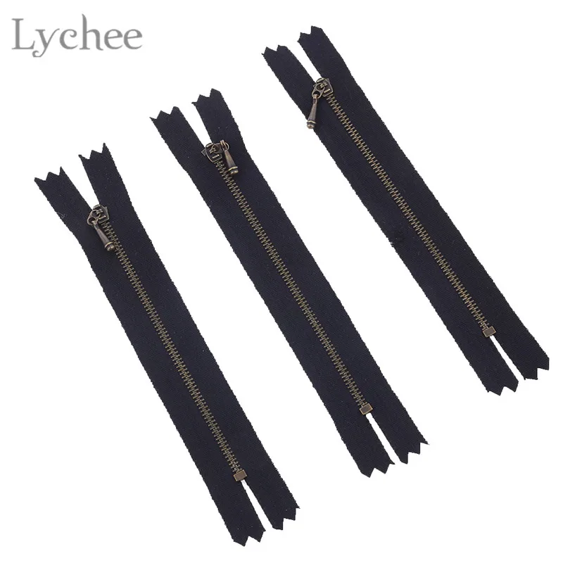 Lychee Life 3 шт. Мини молния Кукла одежда DIY ручная швейная для сумок скрапбукинга