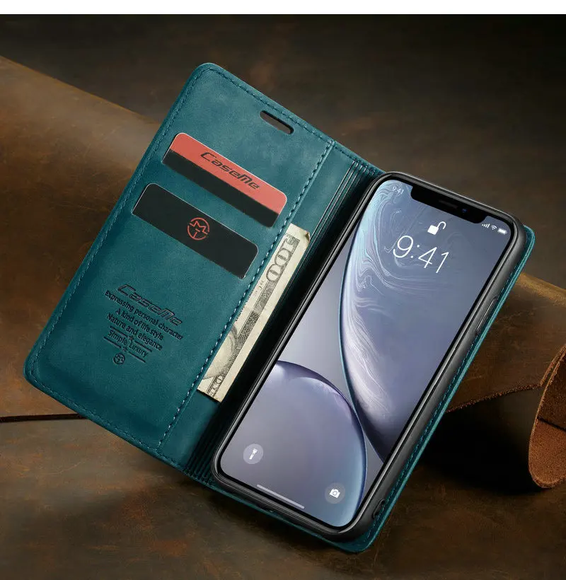 cover for iphone 13 Magnetic Leather Phone Case For iPhone 12 13 11 Pro XS Max X XR SE 2020 8 7 6 6S Plus 5S Wallet Cover For Samsung S21 S20 Coque best case for iphone 13 