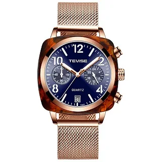TEVISE, модные спортивные повседневные мужские часы, Лидирующий бренд, водонепроницаемые автоматические механические роскошные часы Relogio Masculino tourbillon