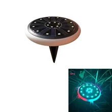 RGB LED Solar Buried Lights Solar Powered Disk Lights Outdoor Waterproof Garden Landscape Lighting for Yard Deck Lawn Patio Lamp цена RGB LED Solar Buried Lights Solar Powered Disk Lights Outdoor Waterproof Garden Landscape Lighting for Yard Deck Lawn Patio Lamp цены онлайн