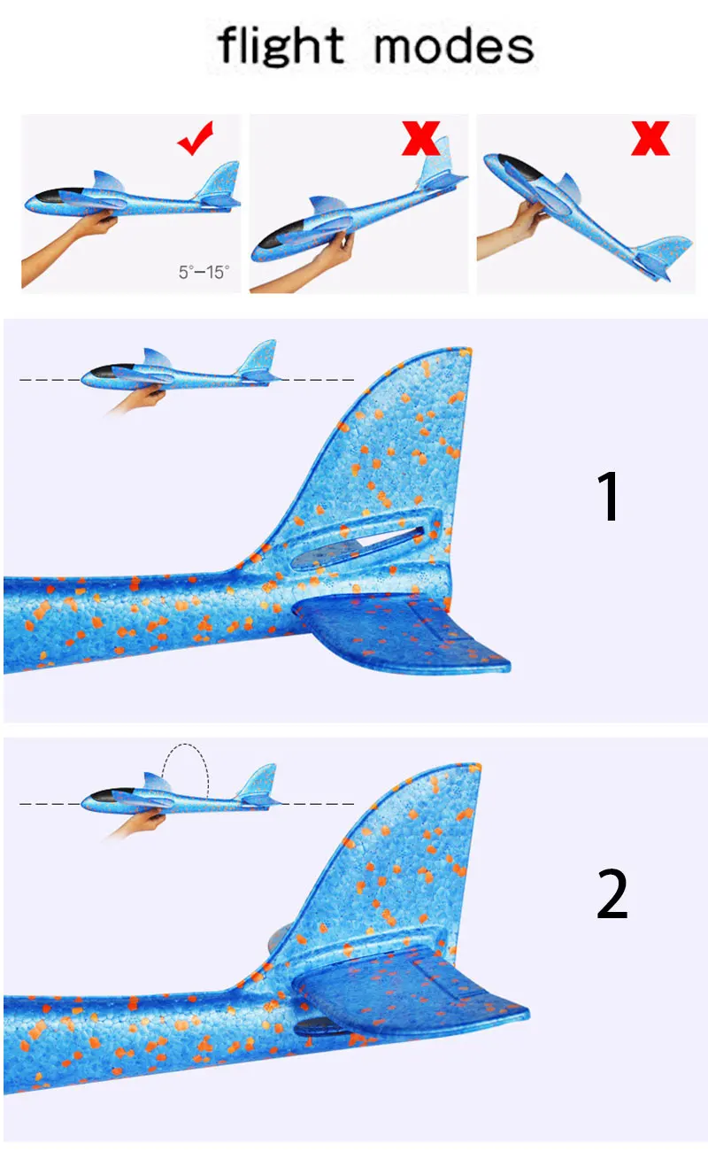 68 см, Детские ручные летающие планеры, пенопластовые самолеты EPP, игрушки, модель, устойчивые, прорыв, самолет, наружные, вечерние, игры