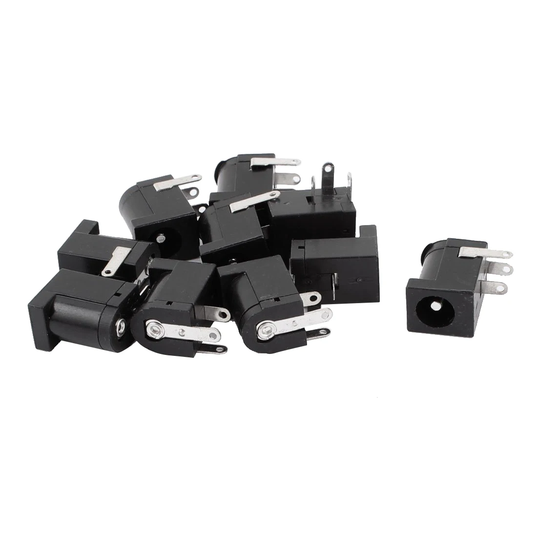 

10pcs 3 Pin PCB Mount 5.5x2.1mm Female DC Power Jack Socket Connector