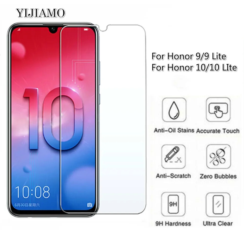 Закаленное стекло 2.5D для Honor 10 9 Lite защитная пленка Huawei 10|Защитные стёкла и плёнки|