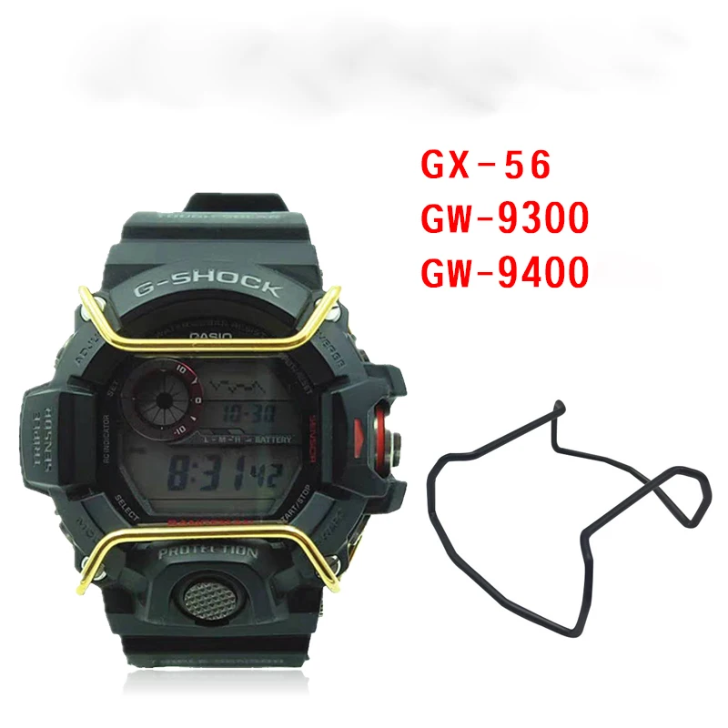 Аксессуары для часов Casio G SHOCK GW 9400/GX56 GG1000 бампер черное золото|Ремешки часов| |