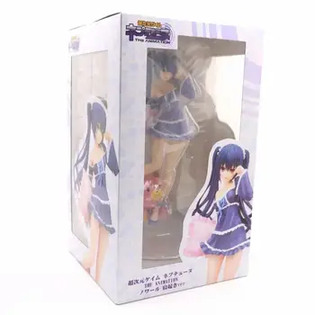 

Classic Comic Anime Choujigen Game Neptune Black Heart Noire Pajamas Sexy 23cm Figure Statue Toys
