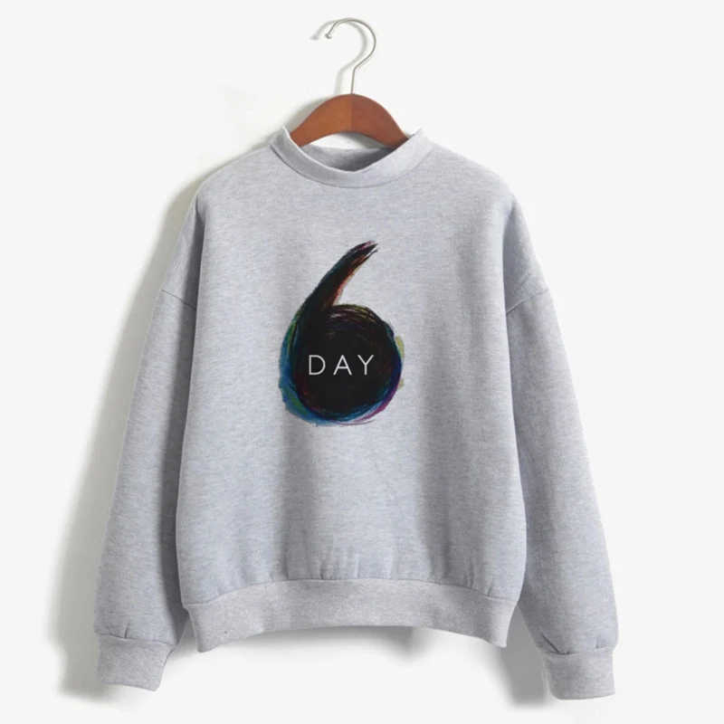 Kpop Day6 толстовка женская с длинным рукавом Crewneck толстовки осень зима теплые флисовые толстовки унисекс одежда уличная Moletom