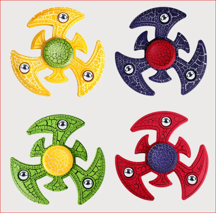 Finger Spinner Fidget ABS EDC Hand Spinner For Autism and ADHD Anxiety Stress Relief Focus Fidget Spinner cross  stars