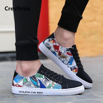 

Men Fahsion Comfortable Black Autumn & Winter Canvas Shoes Male Cool Stylish Lace Up Sneakers Man Durable Anti Skid Shoes E2097
