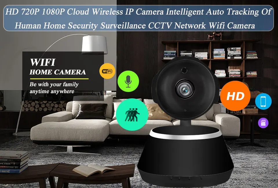 IP Camera Wifi 1080P Security Camera 720P Mini IP Camera Home CCTV Cameras P2P Two Way Audio Motion Detection IR-CUT  (7)