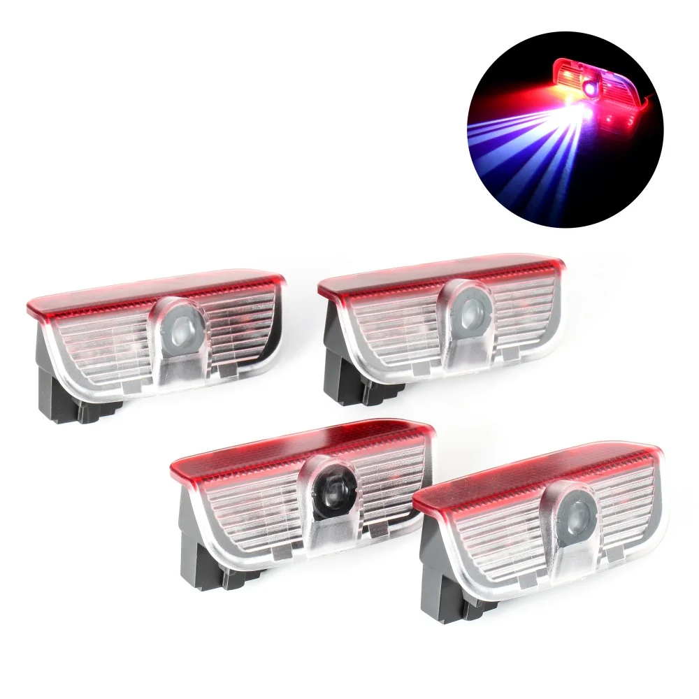 

4pcs Led 3D Shadow Logo Car Door Welcome Light Auto Lamp for VW TIGUAN CC Golf for JETTA MK5 MK6 PASSAT B6 B7